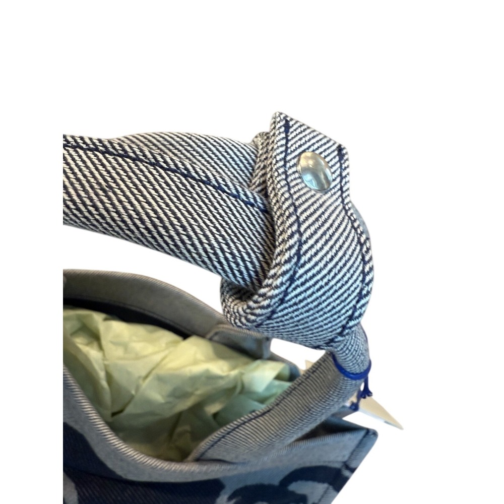 Burberry Unisex Cotton LL EKD Tote in Knight Blue, large, with graphic, 8090432 - Picture 5 of 14